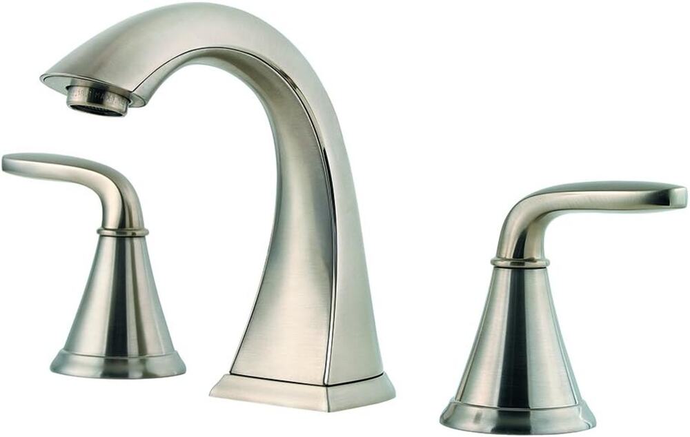 Pfister Pasadena 8 inch  3 Hole Bathroom Sink Faucet 2 Handles, Brushed Nickel